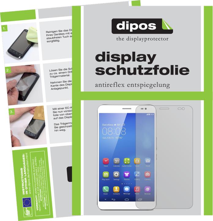 Actual product image Dipos Screen Protector Anti-Glare (2 Piece, Huawei MediaPad X1)