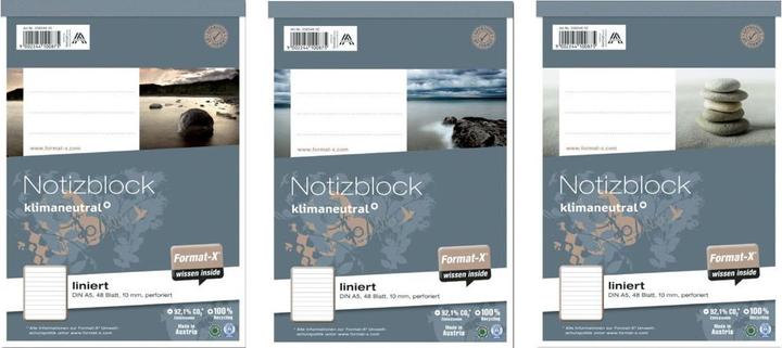 Actual product image Ursus Notepad Green Paper size: DIN A5 Ruling style: ruled (A5, Lined)