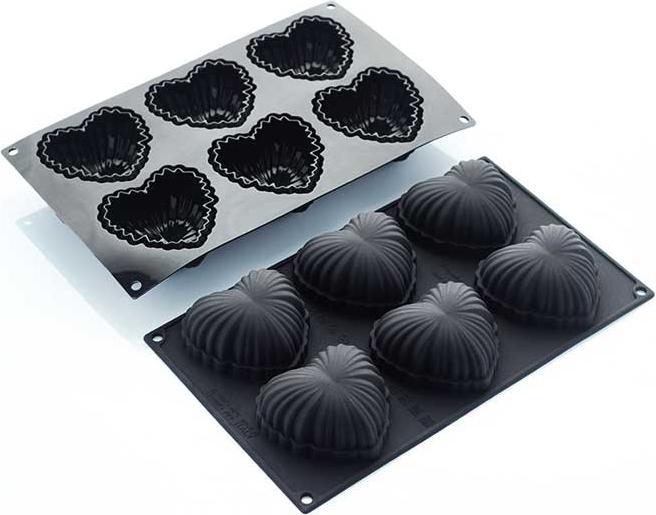 Produktbild Martellato Silikonform Satin Herzen