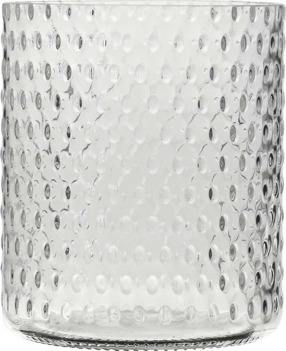 Produktbild Viana Windlicht vase mit Ovallmuster für stimmungsvolle Lichtreflexe