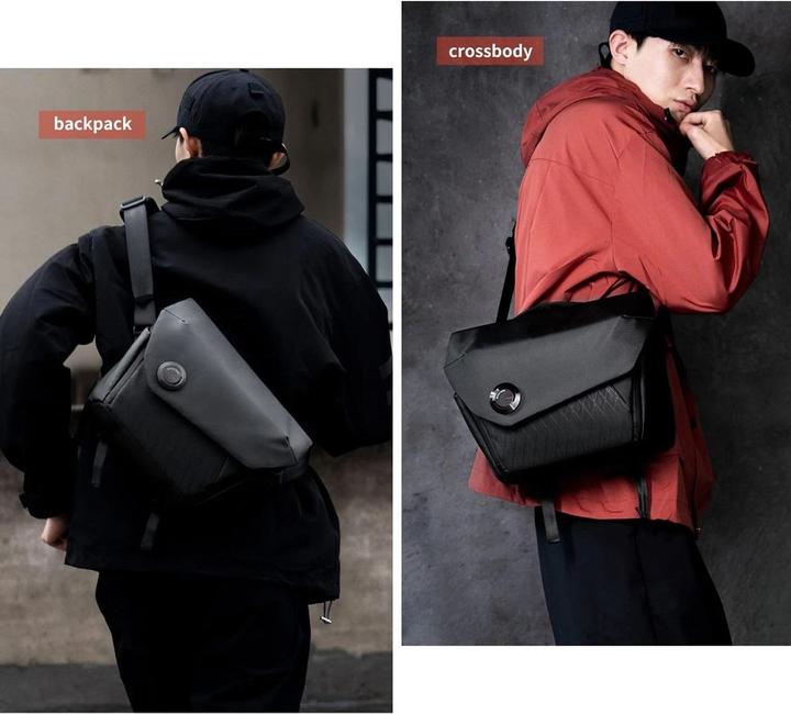 Productafbeelding VSGO Zwarte Snipe Foto Messenger Bag (Camera schoudertas, 6 l)