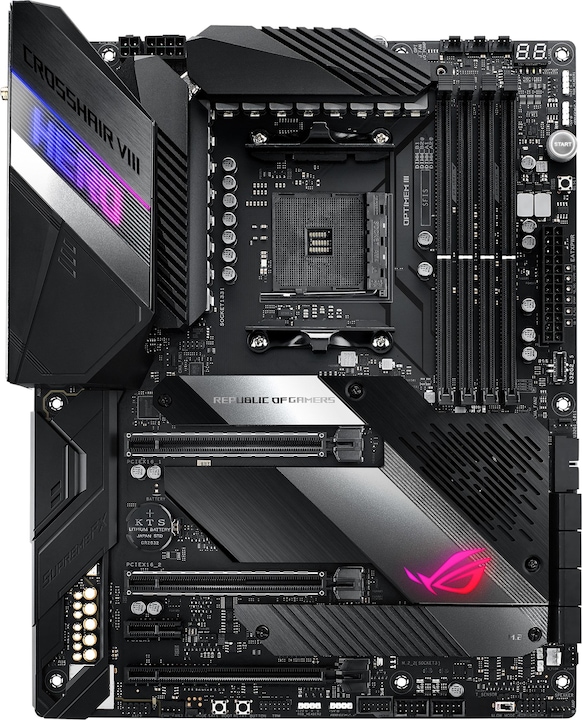 Produktbild ASUS Rog Crosshair VIII Hero WI-FI (AM4, AMD X570, ATX)