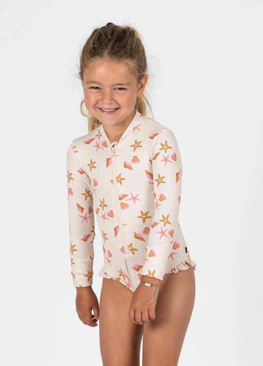 Produktbild Nabaiji Badeanzug Baby/Mädchen langarm UV-Schutz - Izia Shell weiss (80 C)