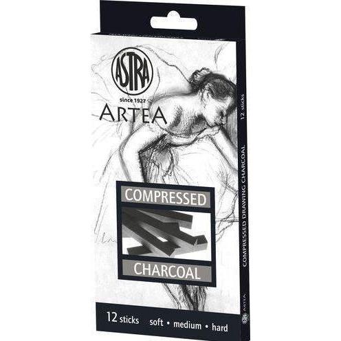 Astra, Pastelli, Un Set Di Carboni Pressati (12X)