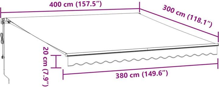 Produktbild vidaXL Unna (4 m)