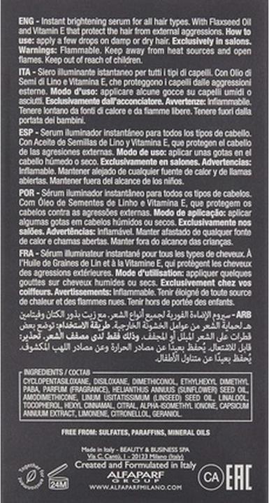 Image du produit Alfaparf Semi Di Lino Sublime Cristalli Liquid The Original (30 ml)