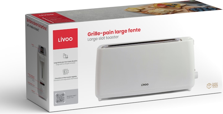 Immagine prodotto Livoo Tostapane grande fessura