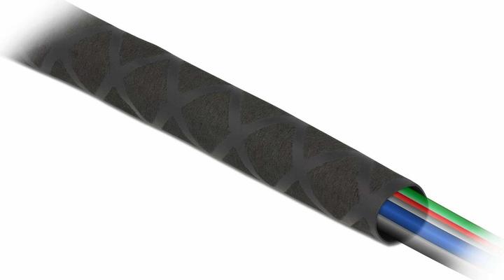 Immagine prodotto Delock Tubo termorestringente X-pattern antiscivolo 1 m x 15 mm nero (1x)