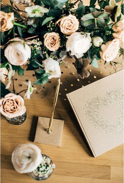 Actual product image Partydeco Guestbook heart (20.5 x 20.5 cm)