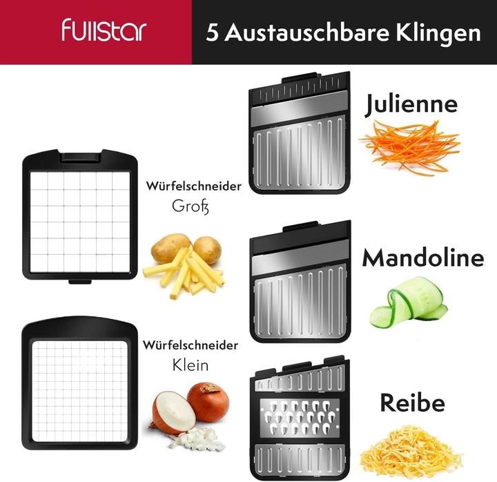 Image du produit Fullstar Mandoline mit 5 austauschbaren Klingen