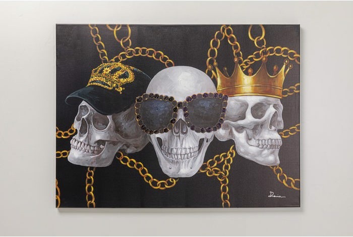 Produktbild Kare Design Leinwandbild Skull Gang 90x120 (120 x 120 cm)