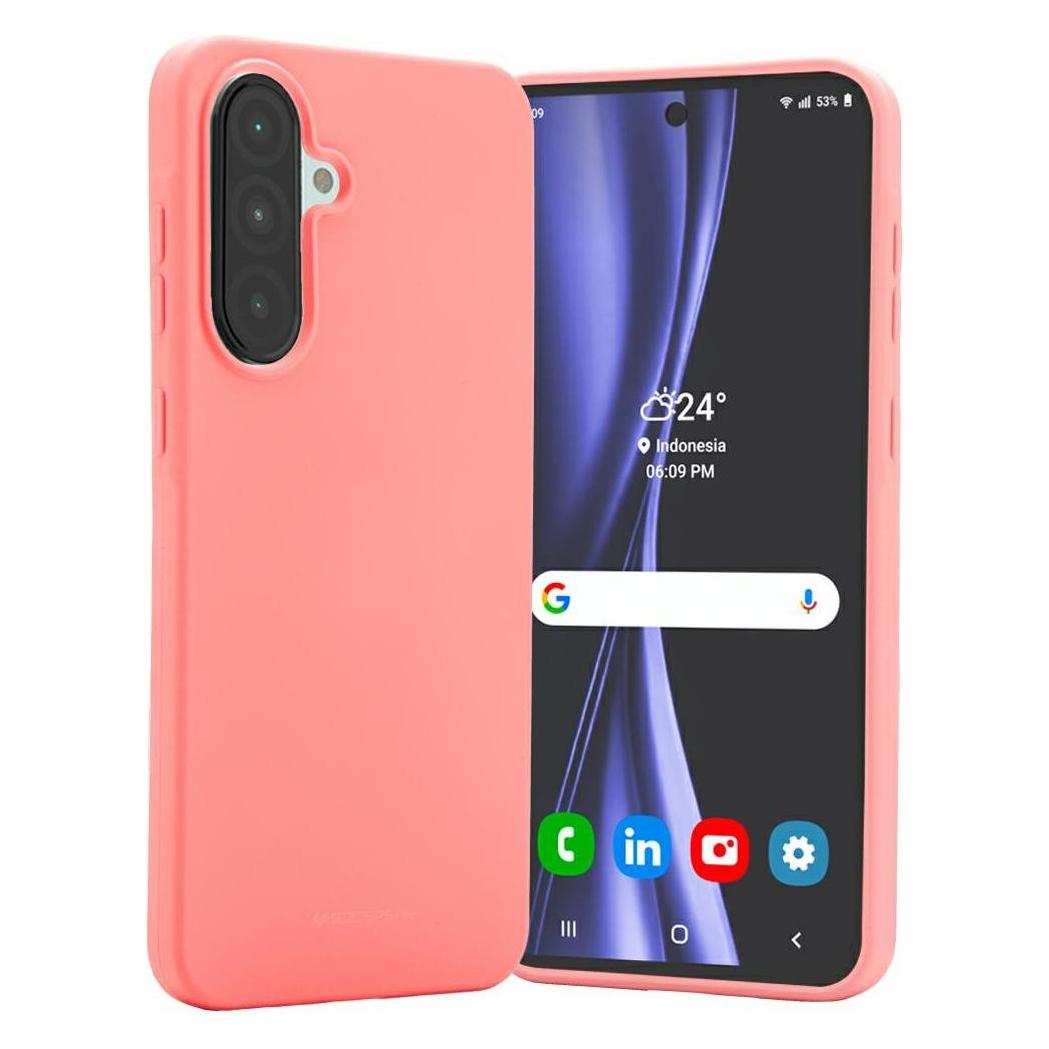 Mercury Etui Soft A56 A566 różowy/pink (Samsung Galaxy A56), Smartphonehoes, Roze, Roze