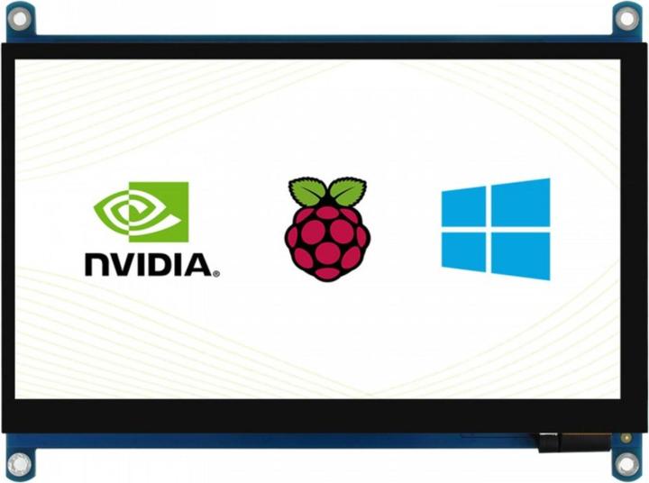 Image du produit WaveShare 7inch QLED Capacitive Touch Display LCD 1024×600 HDMI