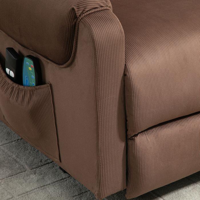 Produktbild Swisshandel24 Aufstehsessel elektrisch Massagefunktion, Fernbedienung, Heizung, Liegefunktion, Polyester-Gewebe, M