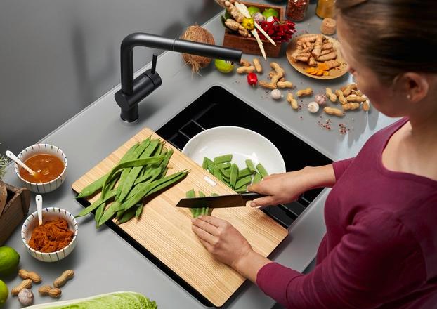 Actual product image Blanco Etagon 500-U (Undermount sink, 46 cm, 53 cm)