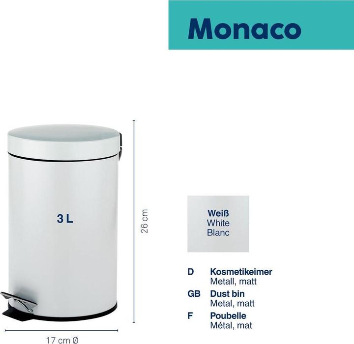 Produktbild Kela Kosmetikeimer Monaco (3 l)