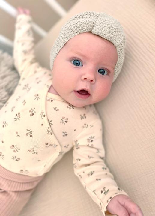 Produktbild nordic coast company 2er Set Baby Turban Natur & Kupfer