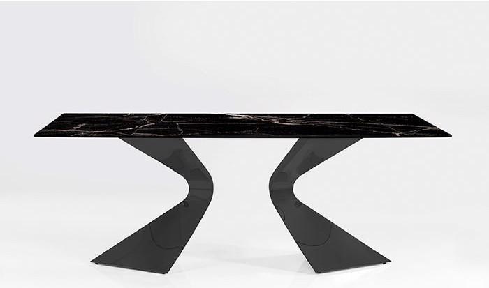 Immagine prodotto Kare Design Tabella Gloria in ceramica nera 200x100cm (200 x 100 x 75 cm)