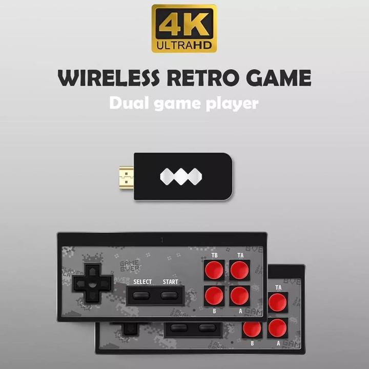 Produktbild Plutoos TV Retro-Spielkonsole für zwei Personen 600 Spiele HDMI-Stecker