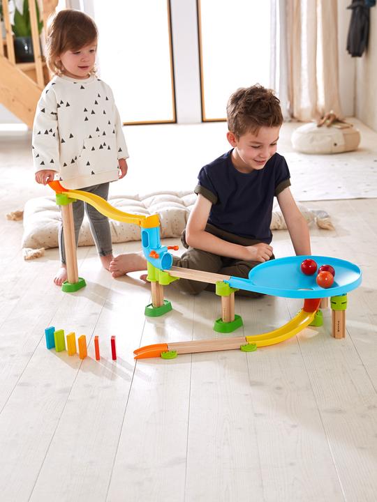Actual product image Haba Kullerbü marble run and extensions