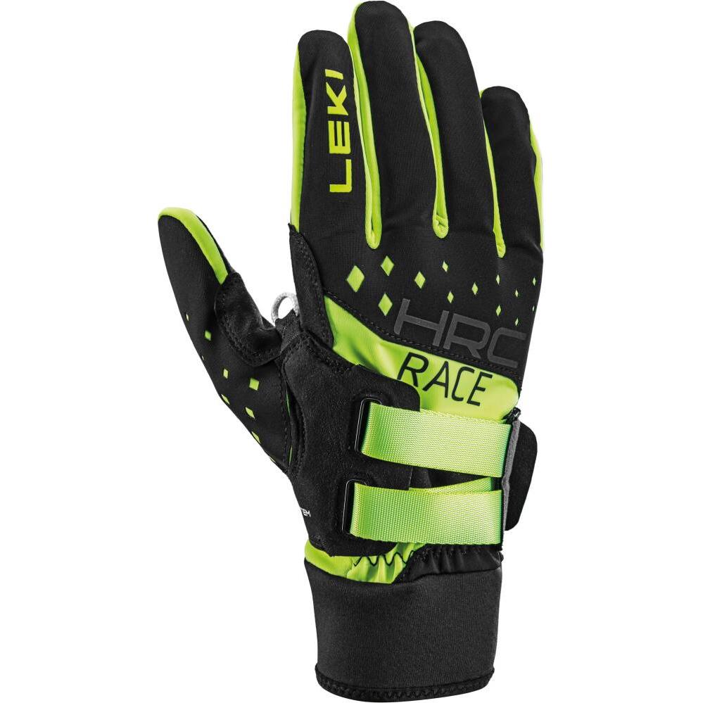 Leki, Unisex, Handschuhe, HRC Race Shark Langlaufhandschuh, Schwarz, (S)