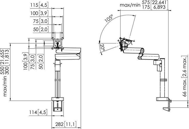 Immagine prodotto Vogels Pro Motion 2137 (Tavolo, 43", 20 kg)