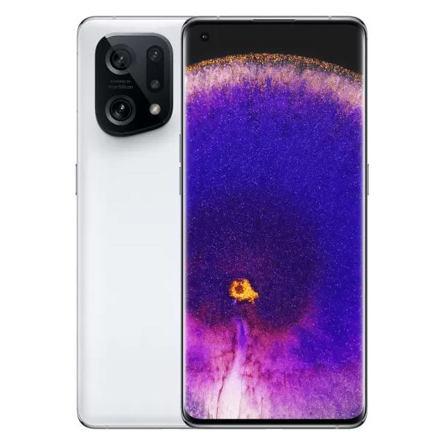 OPPO Find X5 (256 GB, White, 6.55", Dual SIM, 5G), Smartphone, Weiss