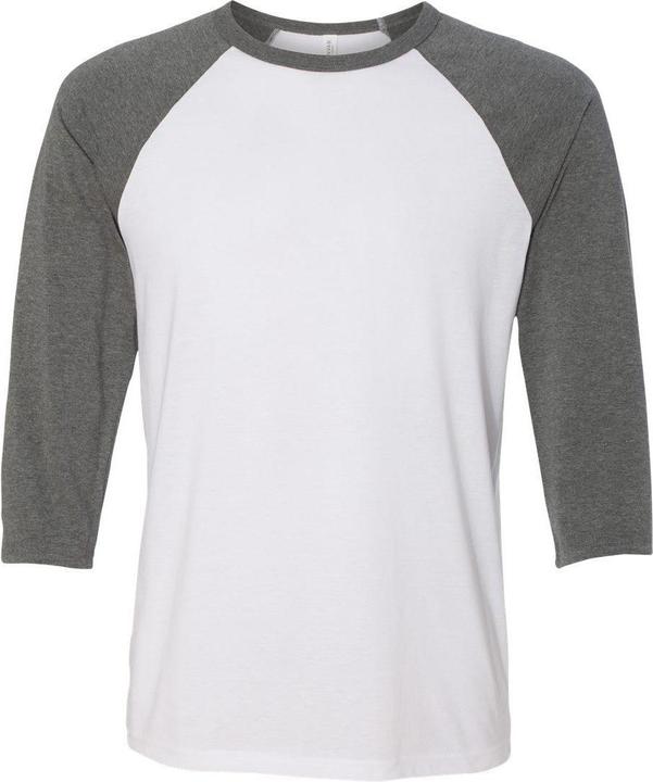 Produktbild Bella Canvas DreiviertelÄrmel Baseball Tee (S)