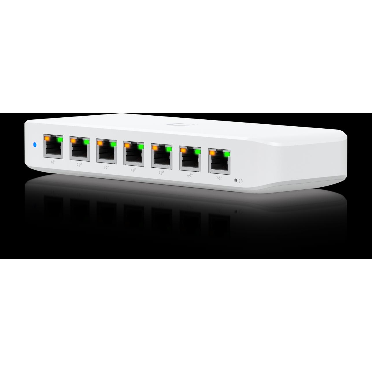Ubiquiti Ultra 60W (8 Ports), Netzwerk Switch, Weiss