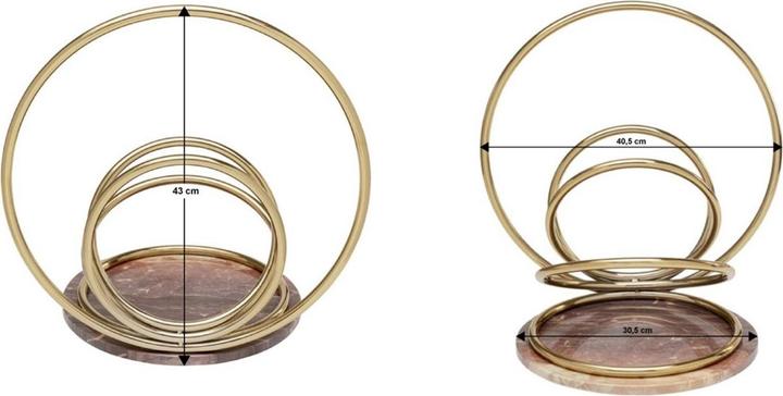 Immagine prodotto Kare Design Zeitungsständer Oh La La Gold