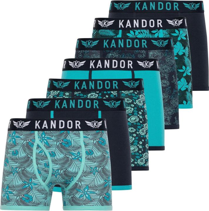 Produktbild Kandor Florid Boxershorts (7erPack) (XL, 7er Pack)