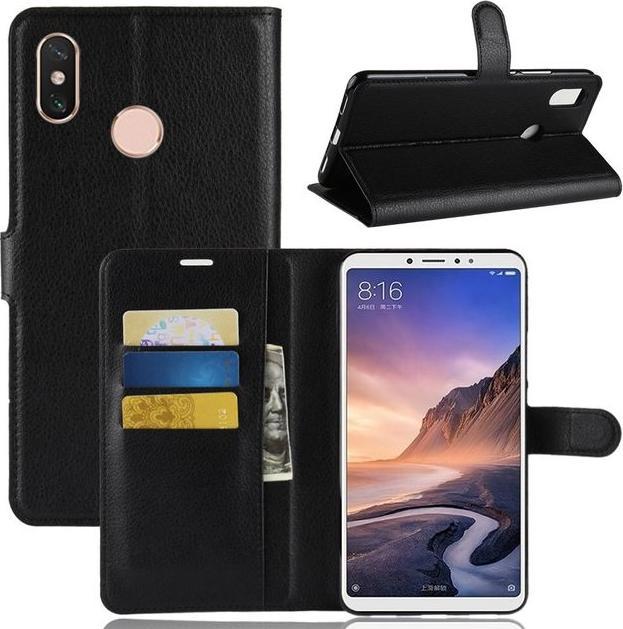 Actual product image MU Classic Litchi Leather Bookcover Series (Mi Max 3)