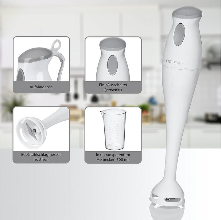 Actual product image Clatronic SM 3577 with mixing bowl white