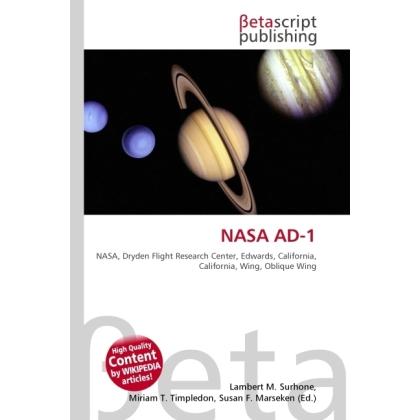 NASA AD-1, Fachbücher von Miriam T. Timpledon, Lambert M. Surhone, Susan F. Marseken