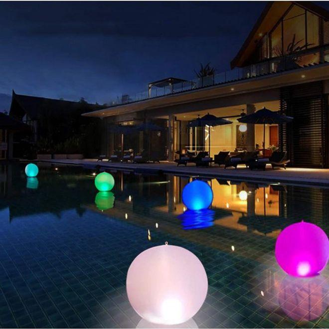 Image du produit MU Classic Ballon de plage gonflable avec LED