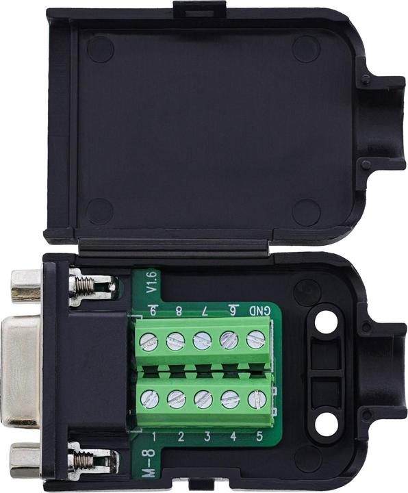 Actual product image InLine D-Sub 9 Breakout-Terminalblock