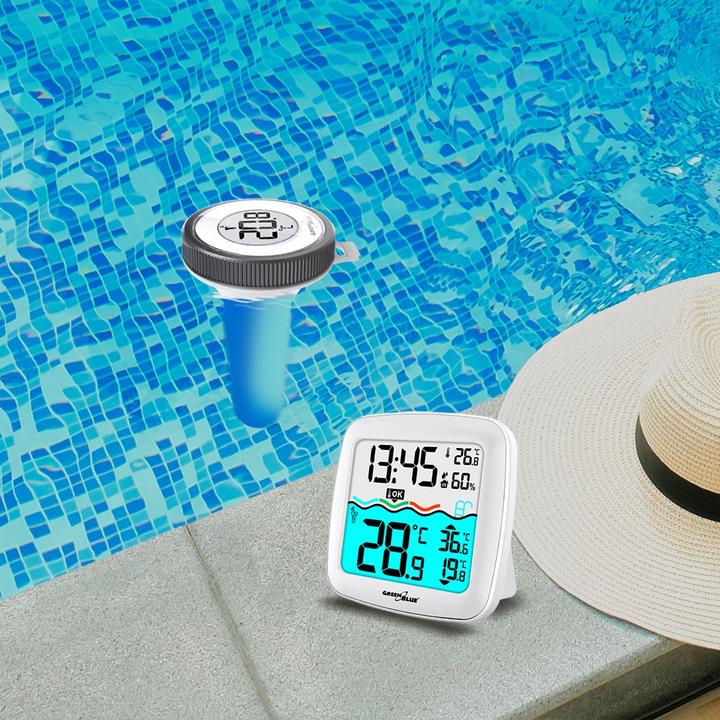 Produktbild Greenblue Poolthermometer mit Wetterstation GB216