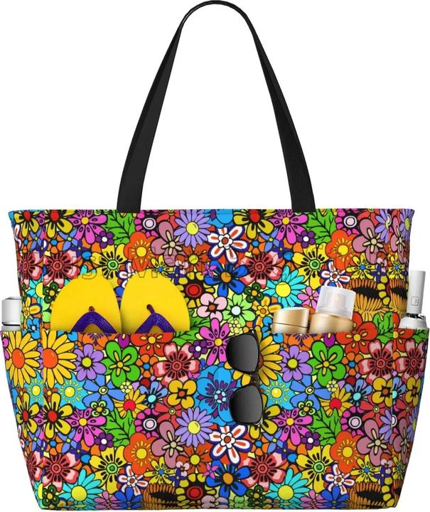 Immagine prodotto Only-Bags.Store Tasche Wasserdicht Sanddicht Zipper Strand Tote Taschen für Pool Gym