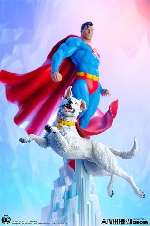 Actual product image Tweeterhead DC Comics statuette Krypto 32 cm