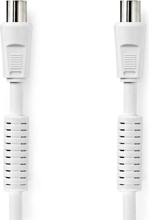 Produktbild Nedis Koaxial Kabel | IEC (Coax) Stecker | IEC (Coax) Buchse | Vernickelt | 120 dB | 75 Ohm | 4-fach (75 dB, Antennenkabel)