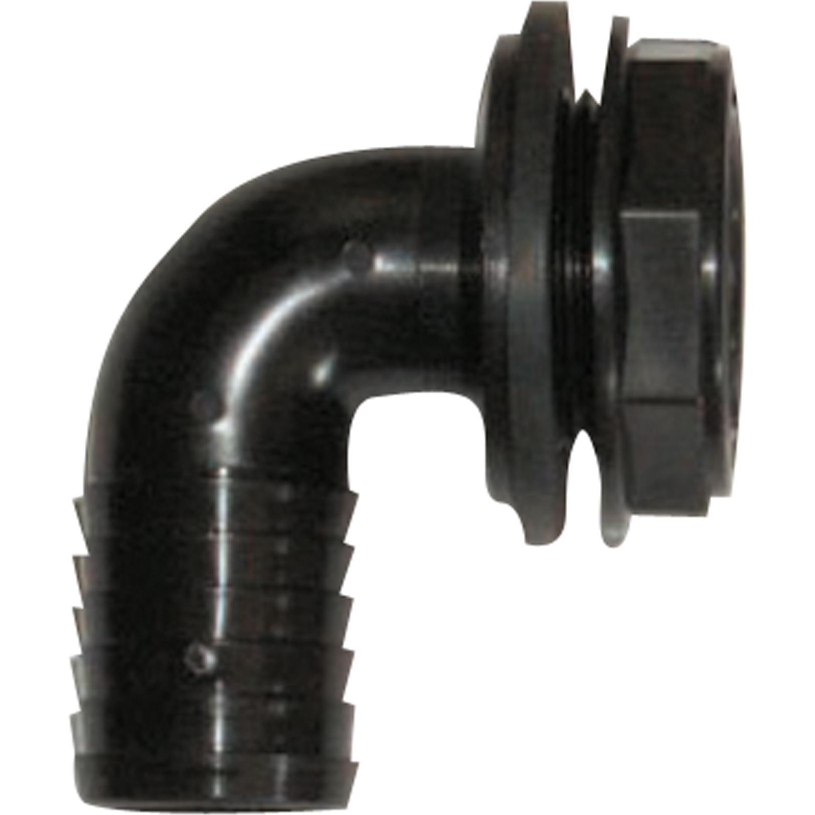 Garantia, Regentonne + Erdtanks, Überlaufbogen für Regentonnen, 32 mm (1 1/4") mit Schlauchanschluss