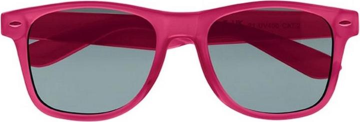 Transparent fuchsia coloured