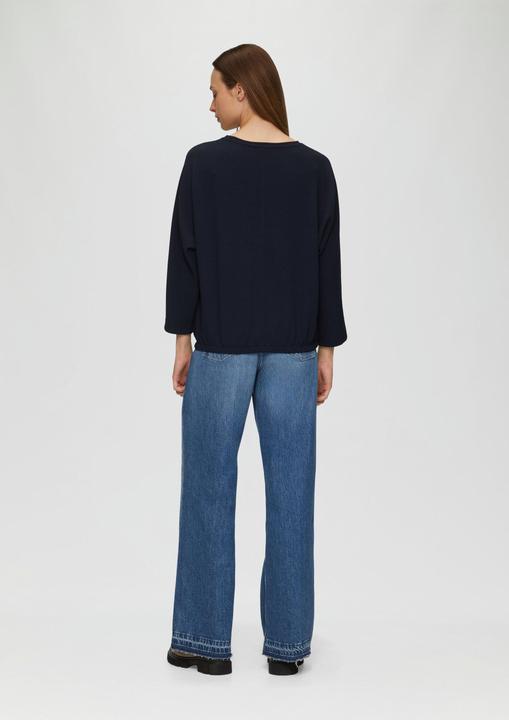 Produktbild S.Oliver Sweatshirt Strukturiertes Sweatshirt mit Fledermausarm im O-Shape (36)