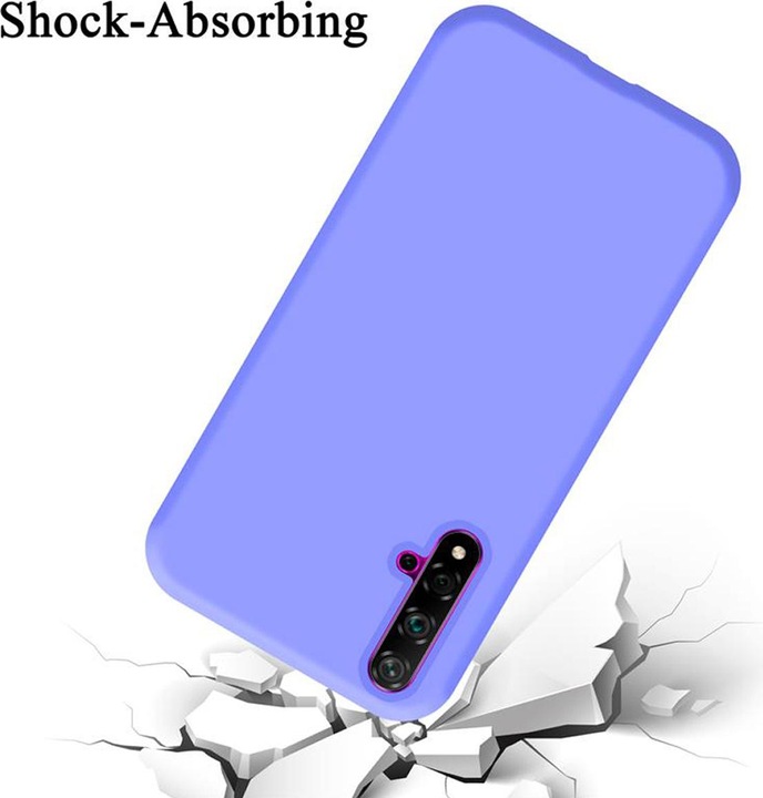 Immagine prodotto Cadorabo Copertura della cassa del silicone liquido TPU (Huawei Nova 5T, Onore anni '20, Tassa 20)