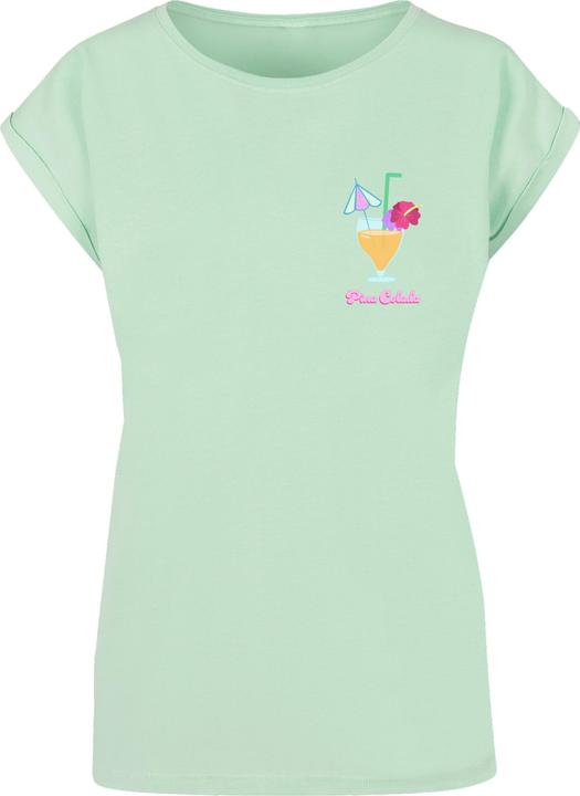 Produktbild Merchcode Ladies Pina Colada Extended Shoulder Tee - 113663 (S)