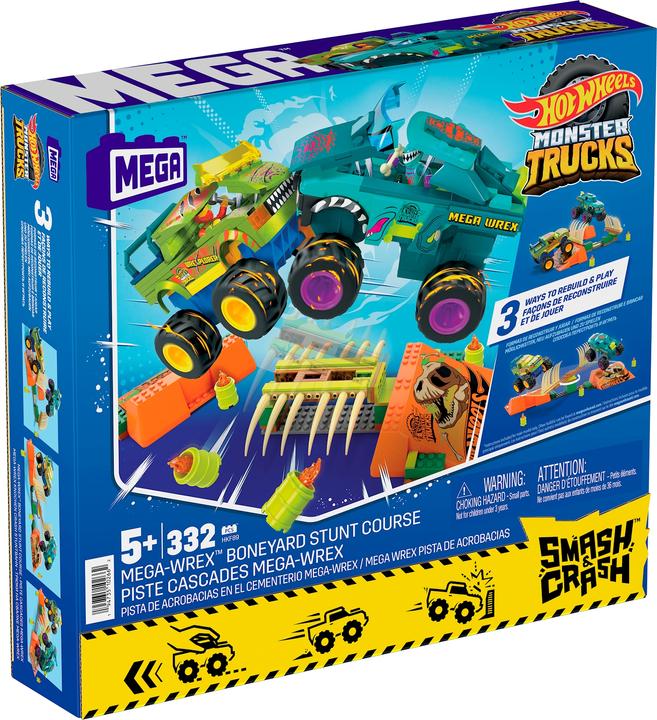 Actual product image Mega Smash 'n Crash Mega-Wrex™ Boneyard Stunt Course