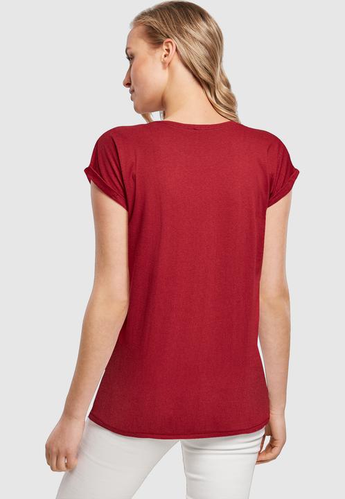 Produktbild Merchcode Ladies Just love Extended Shoulder Tee - 116533 (S)