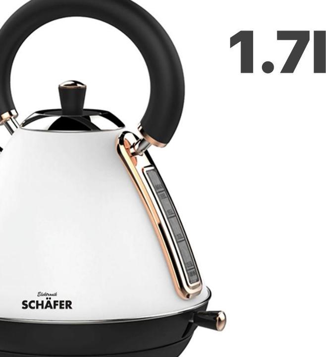 Actual product image Schäfer IT-Systems Kettle Water Kettle Retro Water Kettle Fast Water Kettle (1.70 l)