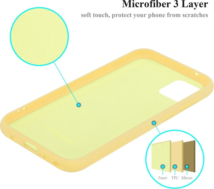 Produktbild Cadorabo TPU Liquid Silicone Case Cover (Samsung Galaxy A81)