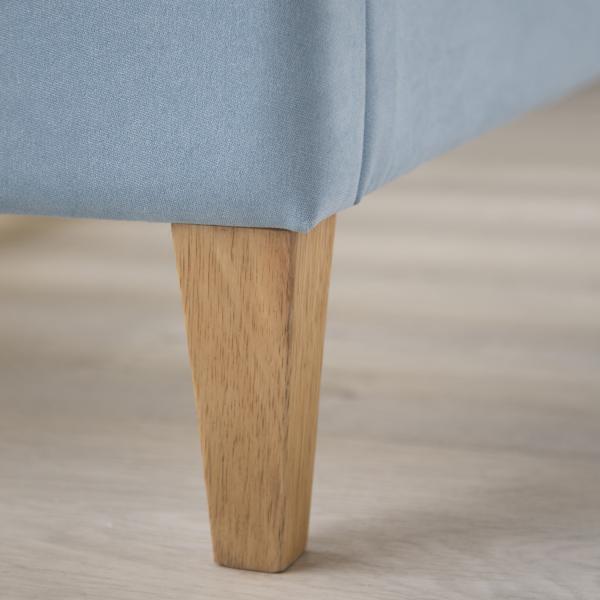 Produktbild Homestyle4u Polsterbett Doppelbett Stoffbett Bettgestell (140 x 200 cm)